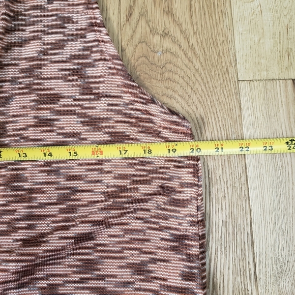 CL🚨 LuLaRoe Marled Cardigan Duster Vest size Medium Brown Cream Gray - Picture 3 of 9
